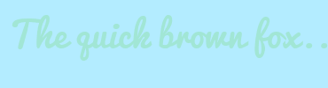Image with Font Color A1E6D5 and Background Color B3ECFF
